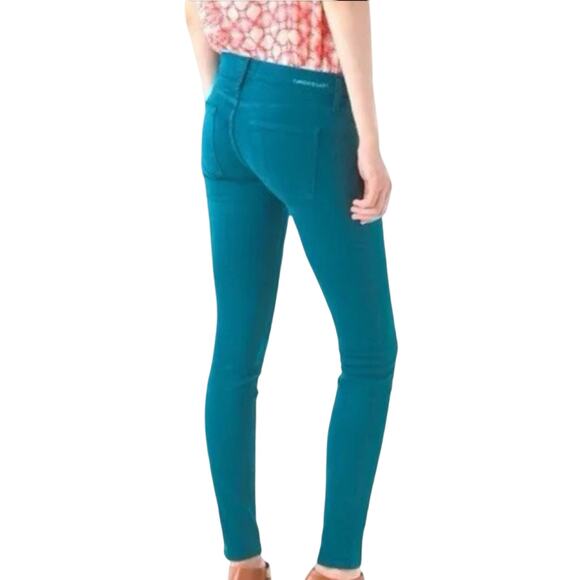 Y2K Vintage Current/Elliott “The Ankle Skinny” Jeans | 30 | Canteen Blue - Picture 2 of 11